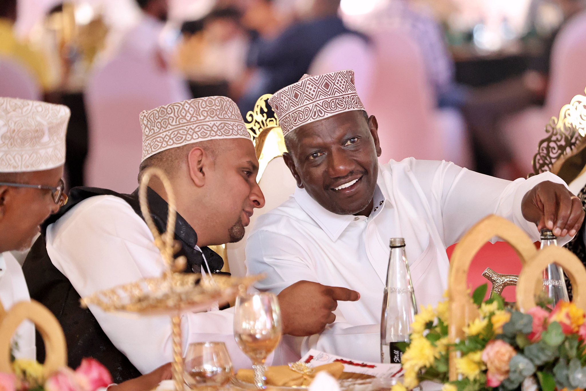 Imran Kholsa with president Ruto