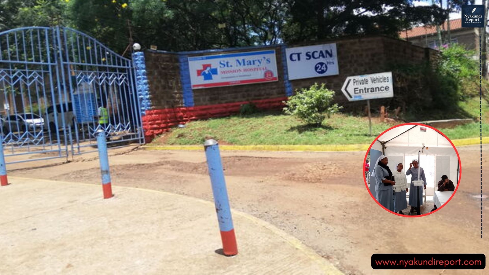 Chaos at St Mary’s Hospital Lang’ata After Goons Storm Facility Over Ownership Dispute