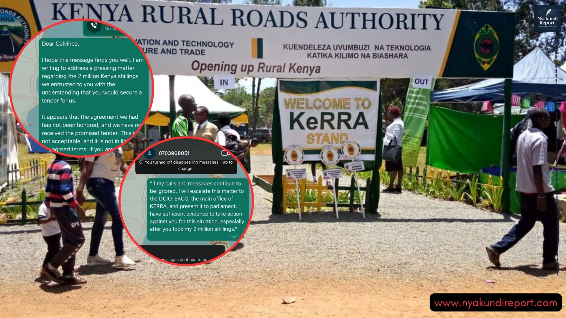 How KERRA Homa Bay Manager Calvince Thomas Conned Businessman of Ksh 2 Million and Vanished