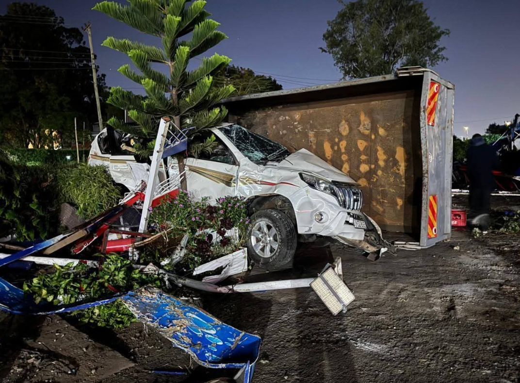 Governor Wamatangi’s Businesses Demolished Near Nyayo Stadium Amid Alleged Land Grab Scandal