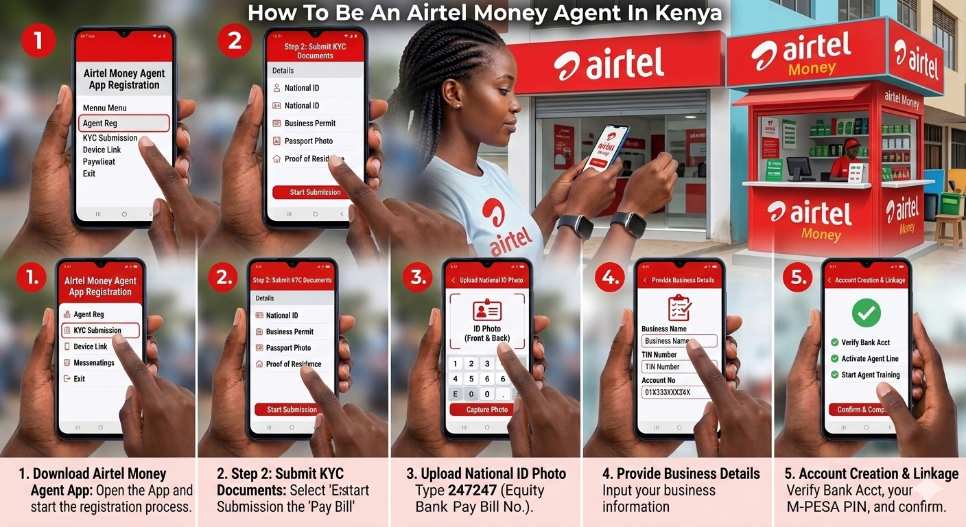 How To Be An Airtel Money Agent In Kenya and Start Earning Commissions Today