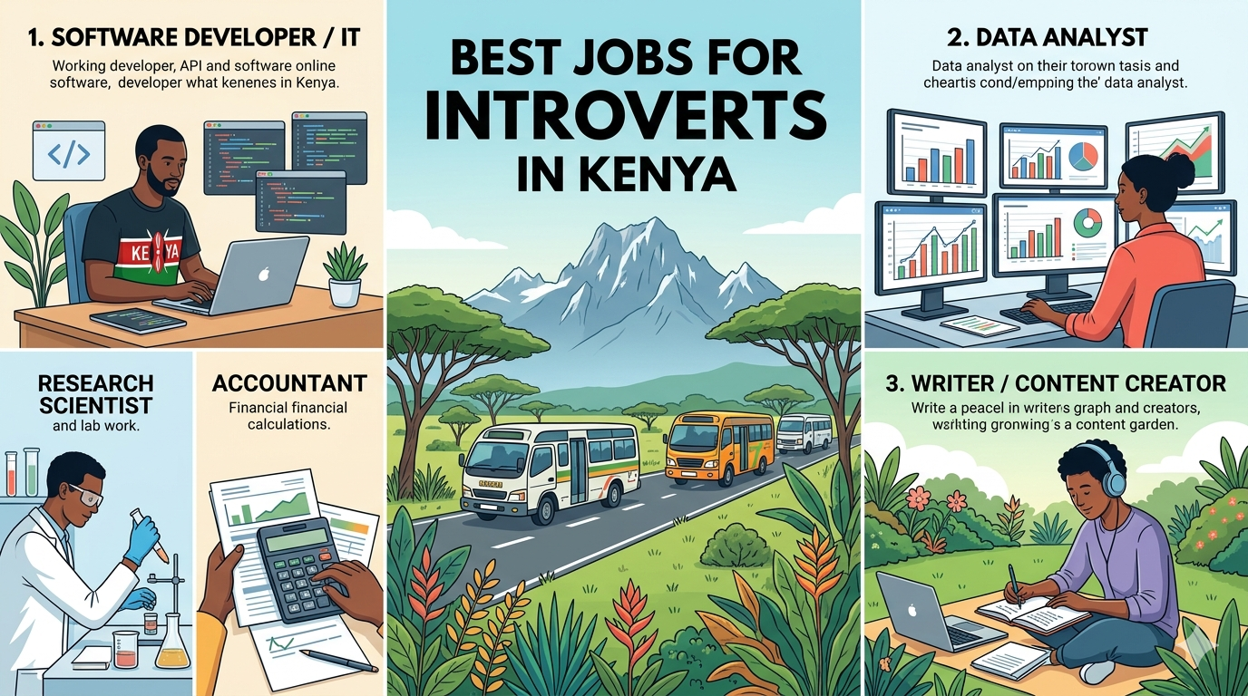 A List Of 10 Best Jobs For Introverts in Kenya