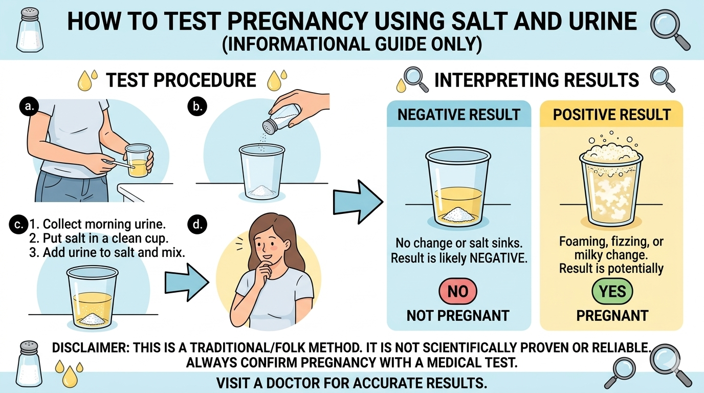 Simple Steps To Test Pregnancy Using Salt And Urine