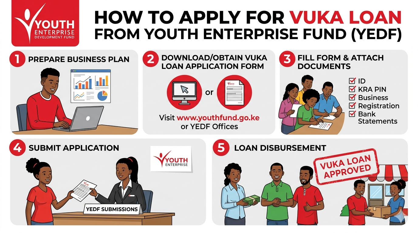 How To Apply For Vuka Loan From Youth Enterprise Fund