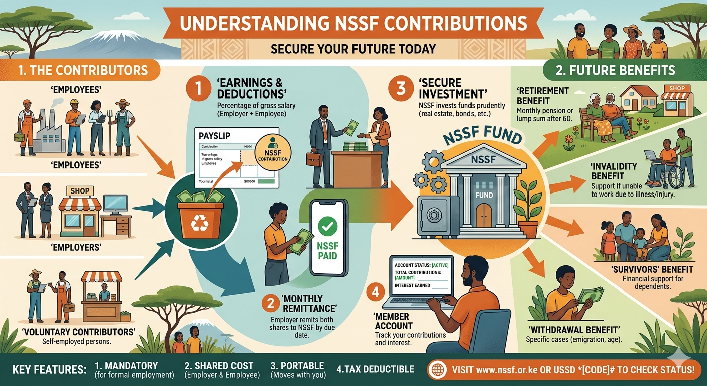 Current NSSF Contribution Rates In Kenya: Full Guide For Employers And Workers