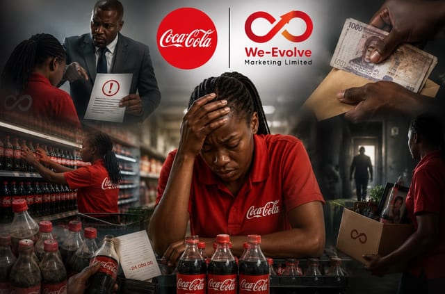 Merchandisers working under We Evolve Marketing Agency allege worsening conditions, intimidation, and unfair deductions tied to Coca-Cola...