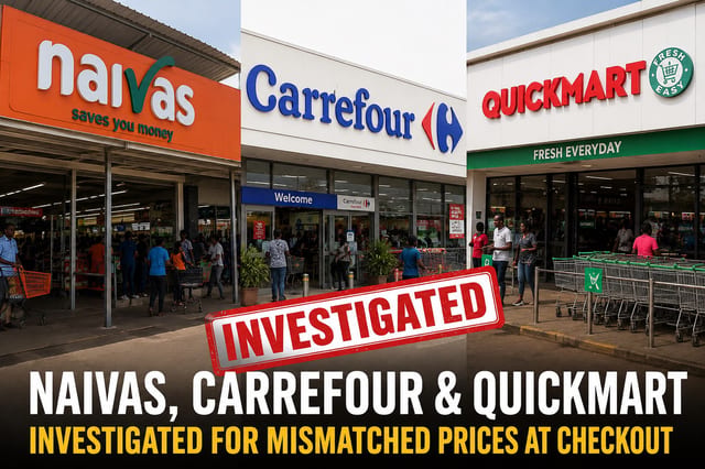 Naivas, Carrefour and Quickmart Investigated for Mismatched Prices at Checkout