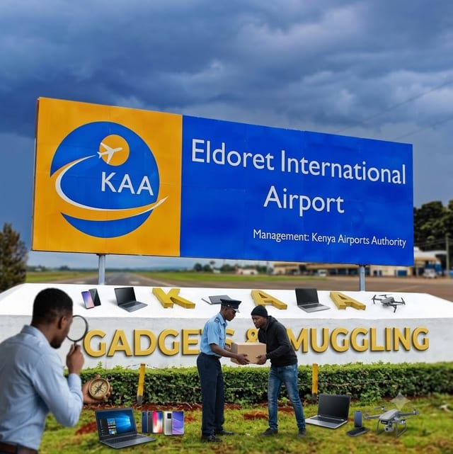 How Smugglers shifted Gadget Trafficking route to Eldoret Airport