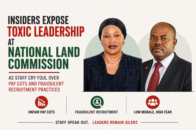 NLC CEO Kabale Tache and Director of Human Resources Ben Bett