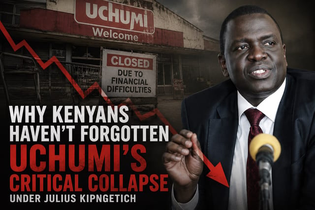 Why Kenyans Haven't Forgotten Uchumi's Critical Collapse Under CEO Julius Kipngetich