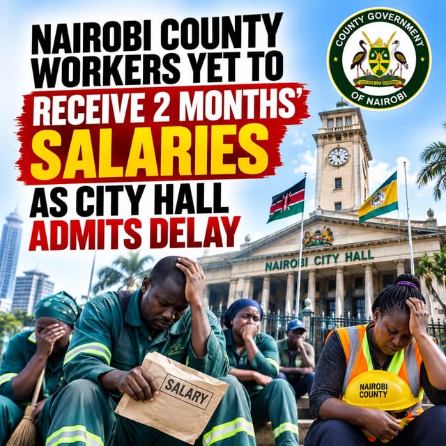Nairobi County Workers Yet to Receive 2 Months' Salaries as City Hall Admits Delay