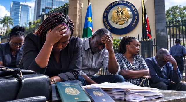 Five years without regular salaries, a lawsuit filed, a public outcry, and a change of ambassadors, yet South Sudan Embassy workers in...