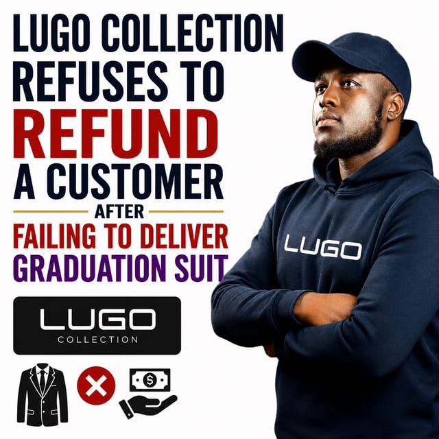 Lugo Collection Refuses to Refund a Customer After Failing to Deliver Graduation Suit