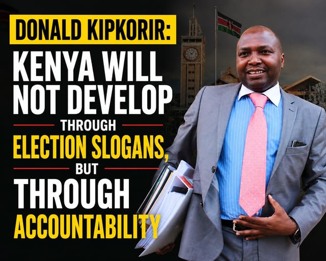DBK: Kenya Will Not Develop Through Election Slogans, but Through Accountability