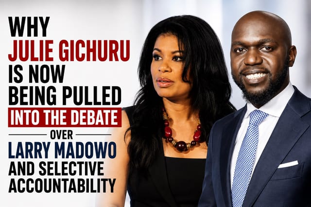 Why Julie Gichuru Is Now Being Pulled Into the Debate Over Larry Madowo and Selective Accountability