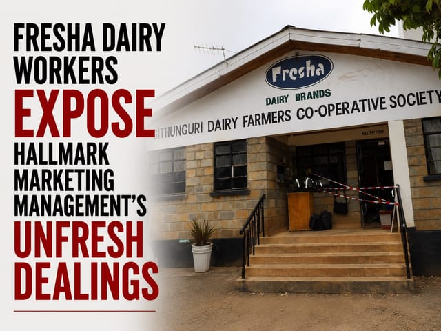 Fresha Dairy Workers Expose Hallmark Marketing Management's Stale Dealings