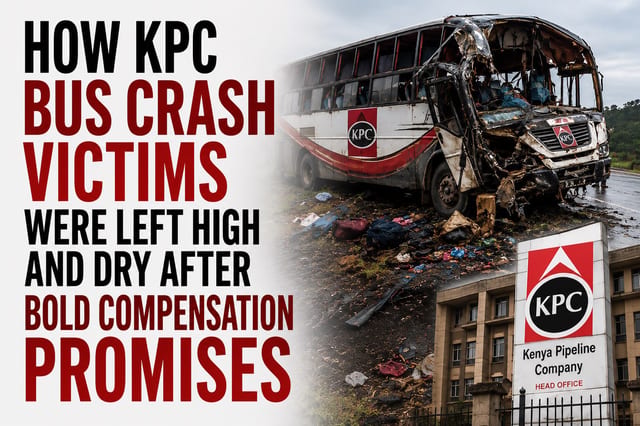 How Kenya Pipeline Company Bus Crash Victims Were Left High and Dry After Bold Compensation Promises