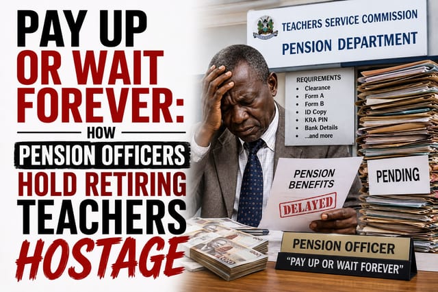 Pay Up or Wait Forever: How Pension Officers Hold Retiring Teachers Hostage