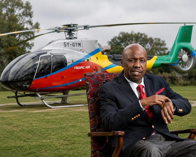 The Helicopter That Crashed in Samburu, Killing 7 Tourists, is Owned by Gideon Moi