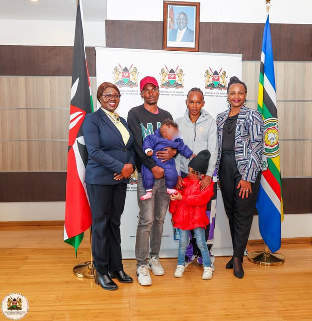 Baby Precious reunited with mother in Kenya
