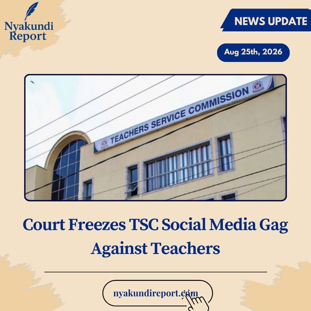 Court freezes TSC social media gag against teachers