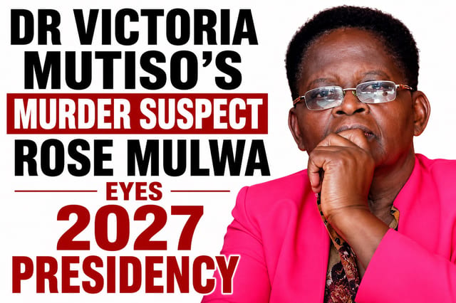 Dr Victoria Mutiso's Murder suspect Rose Mulwa eyes 2027 Presidency