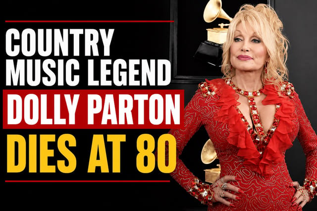 Country music legend Dolly Parton dies at 80