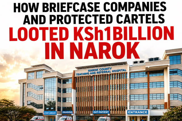 How Briefcase Companies and Protected Cartels Looted Sh1 Billion in Narok County