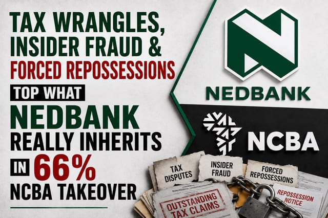 Tax Wrangles, Insider Fraud & Forced Repossessions Top What Nedbank Really Inherits in 66% NCBA Takeover