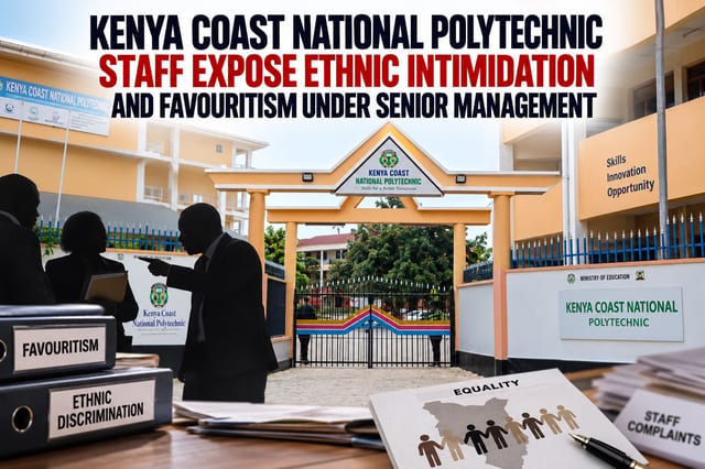 Kenya Coast National Polytechnic Staff Expose Ethnic Intimidation and Favouritism Under Senior Management