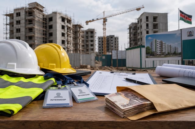 Students Expose Forced KSh60,000 Bribe and Lack of Supervision at Affordable Housing Internship