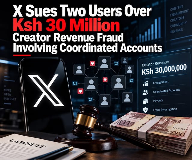 X Sues Two Users Over Ksh 30 Million Creator Revenue Fraud