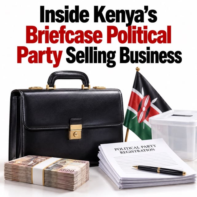 Inside Kenya's Briefcase Political Party Selling Business
