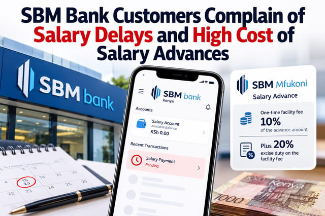 SBM Bank Customers Complain of Salary Delays and High Cost of Salary Advances