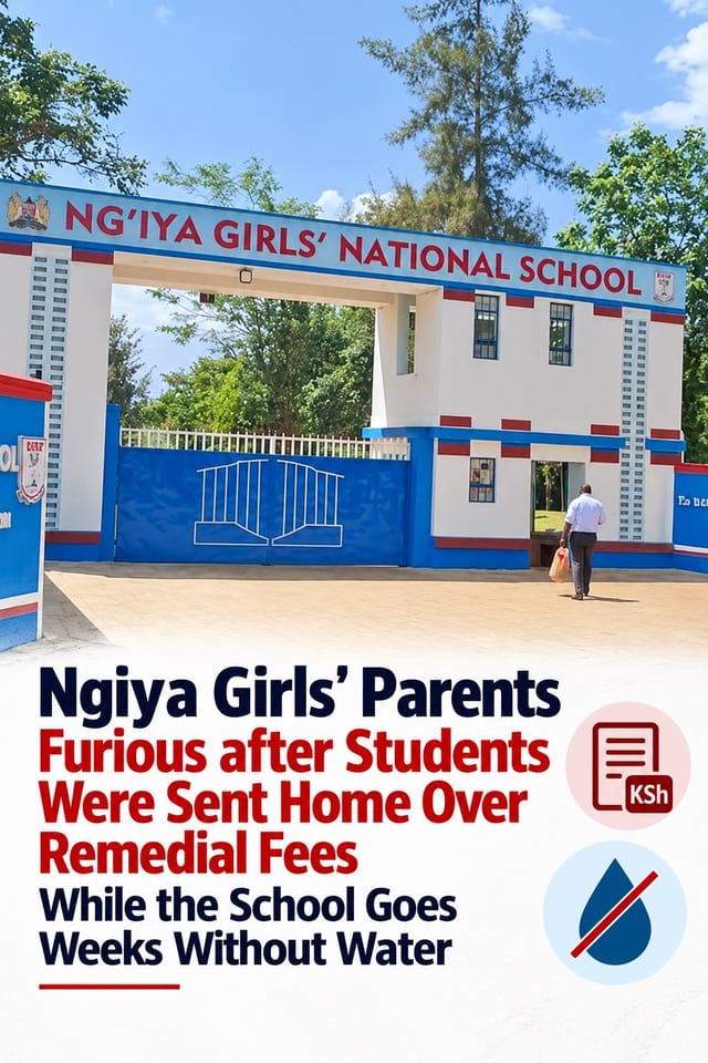 Ngiya Girls' Parents Furious after Students Were Sent Home Over Remedial Fees While the School Goes Weeks Without Water