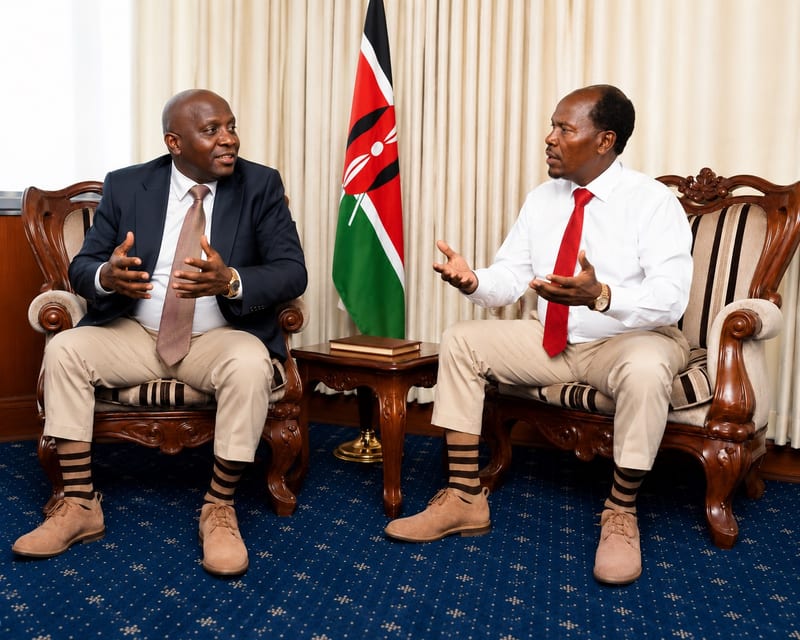 File Image of ICT CS William Kabogo and ICT PS Eng. John Tanui