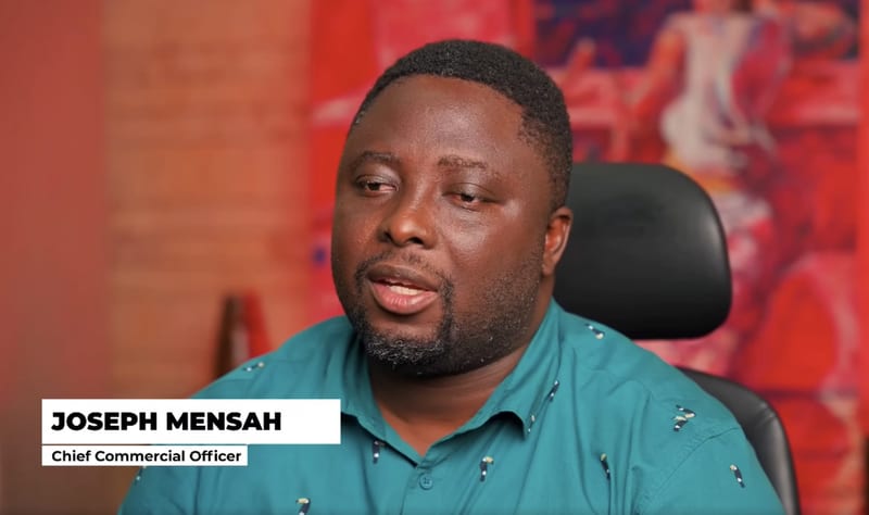 Coca-Cola Coastal Bottlers Chief Commercial Officer Joseph Yeboah Mensah.