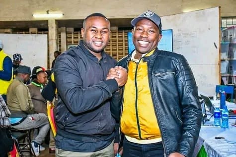 Kiambaa MP Kawanjiku and his bodyguard Karuma Muiruri
