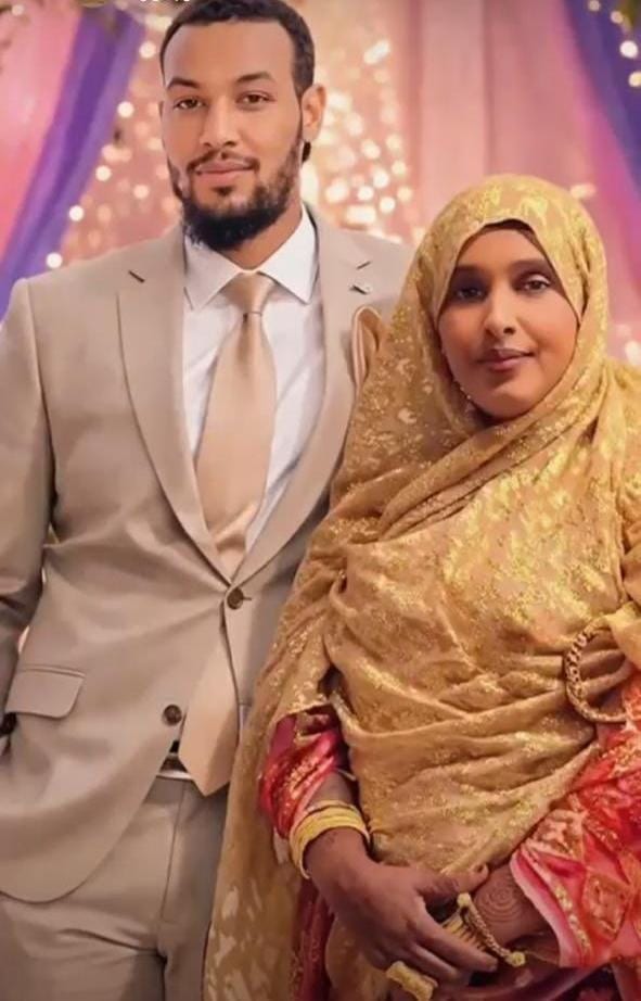 Abdiaziz Abdullahi Hassan during his recent wedding to his second wife.