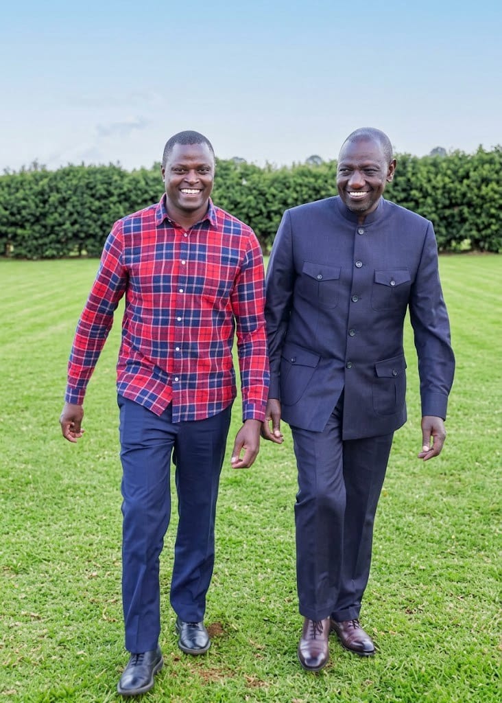 Ndindi Nyoro and President William Ruto