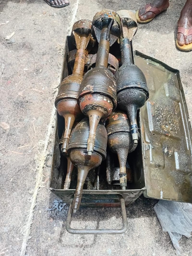 Bombs at Litare Beach near Mbita