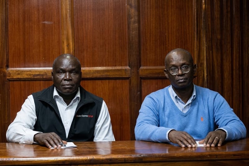 Kinyua and his co-accused, Ibet Torut in court