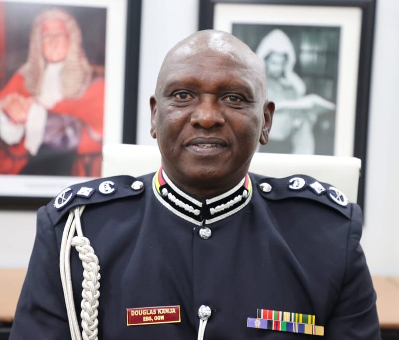 Douglas Kanja Kirocho the current Inspector General of the National Police Service (NPS) Kenya