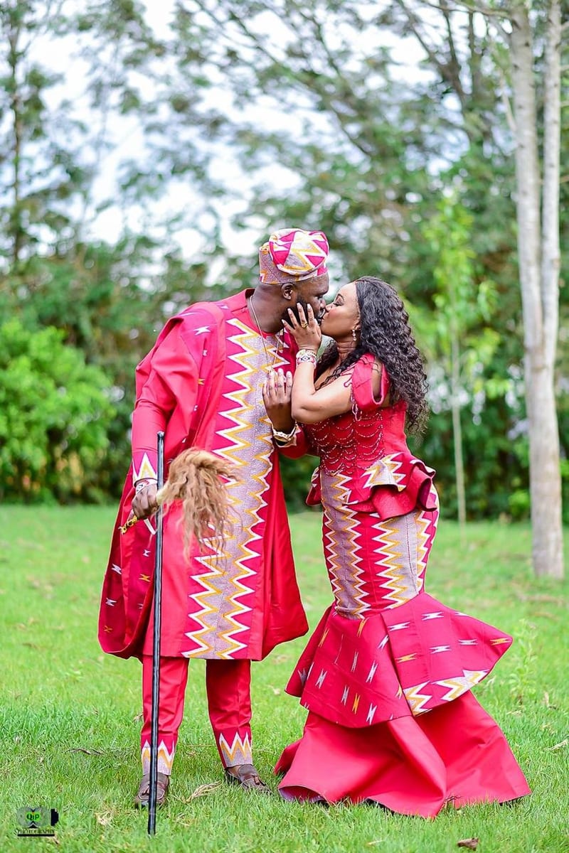 Nick Odhiambo and Ann Sumbeiywo in a koito in 2024