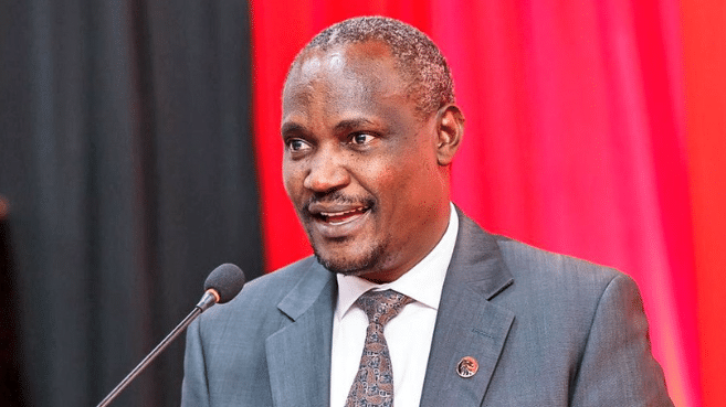 An image of Hon. John Mbadi the Cabinet Secretary (CS) for the National Treasury and Economic Planning.