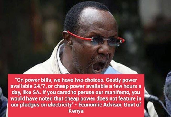 David Ndii power comments