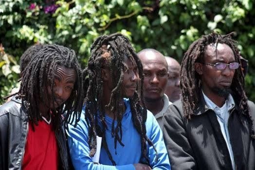 Members of the GEMA and Nairobi Business Community during a past media address