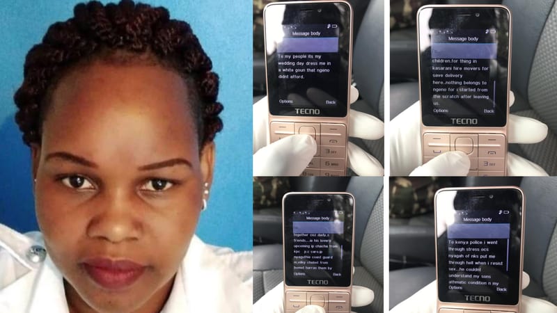 PHOTOS: Caroline Kangogo's Full Suicide Message
