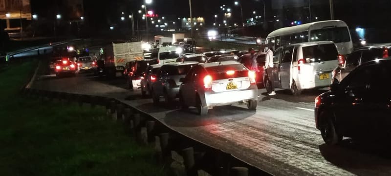 Thika road blockage 1