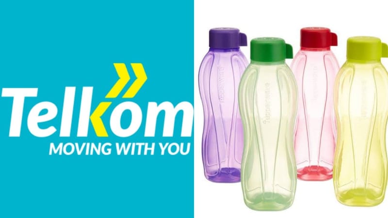 Telkom Kenya Awards Man A Water Bottle For Winning Competition